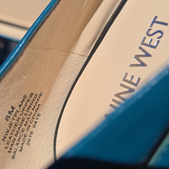 Nine West Turquiose Heels - Picture 8 of 11